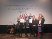 „Pałacowi” wolontariusze wyróżnieni w Krakowie