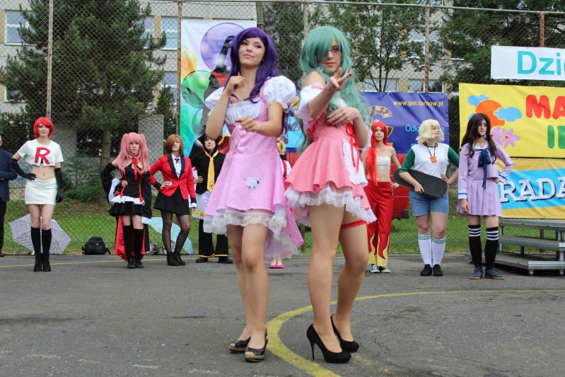 Pokaz Mody Cosplay podczas pikniku rodzinnego w Pałacu Młodzieży.