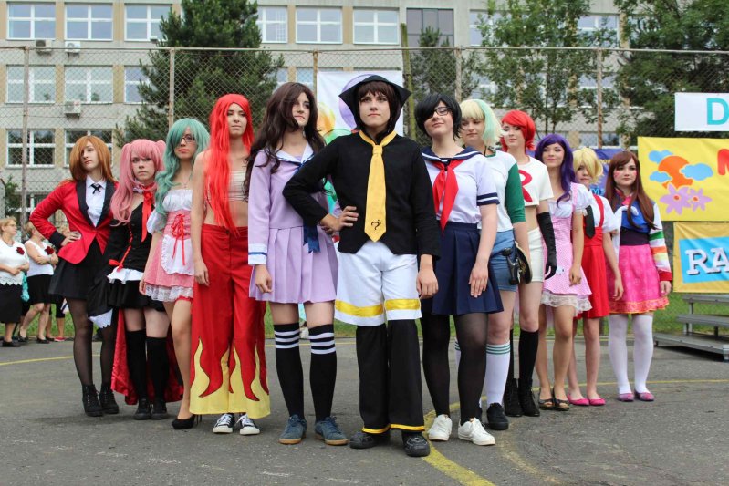 Pokaz Mody Cosplay podczas pikniku rodzinnego w Pałacu Młodzieży.