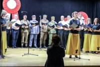 Udany patriotyczny koncert przedpremierowy chóru BONUM CARMEN w Pałacu Młodzieży