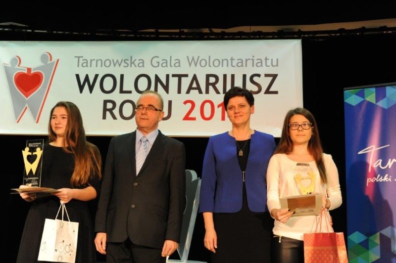 Najlepsi tarnowscy wolontariusze uhonorowani - V Gala w Pałacu  Młodzieży