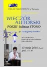 Autorski wieczór poezji wychowanka Pałacu Młodzieży