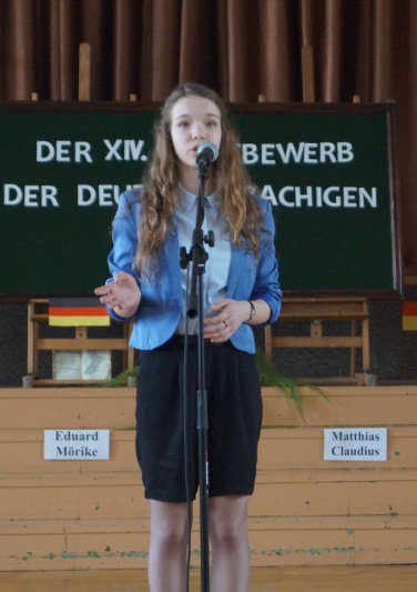 II miejsce w Konkursie Recytatorskim Poezji Niemieckojęzycznej