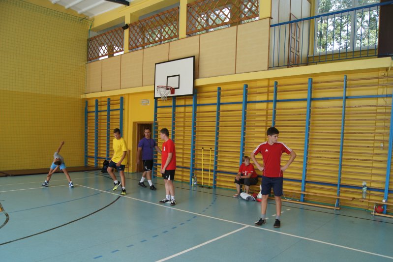 Obóz sekcji piłki ręcznej dziewcząt i chłopców